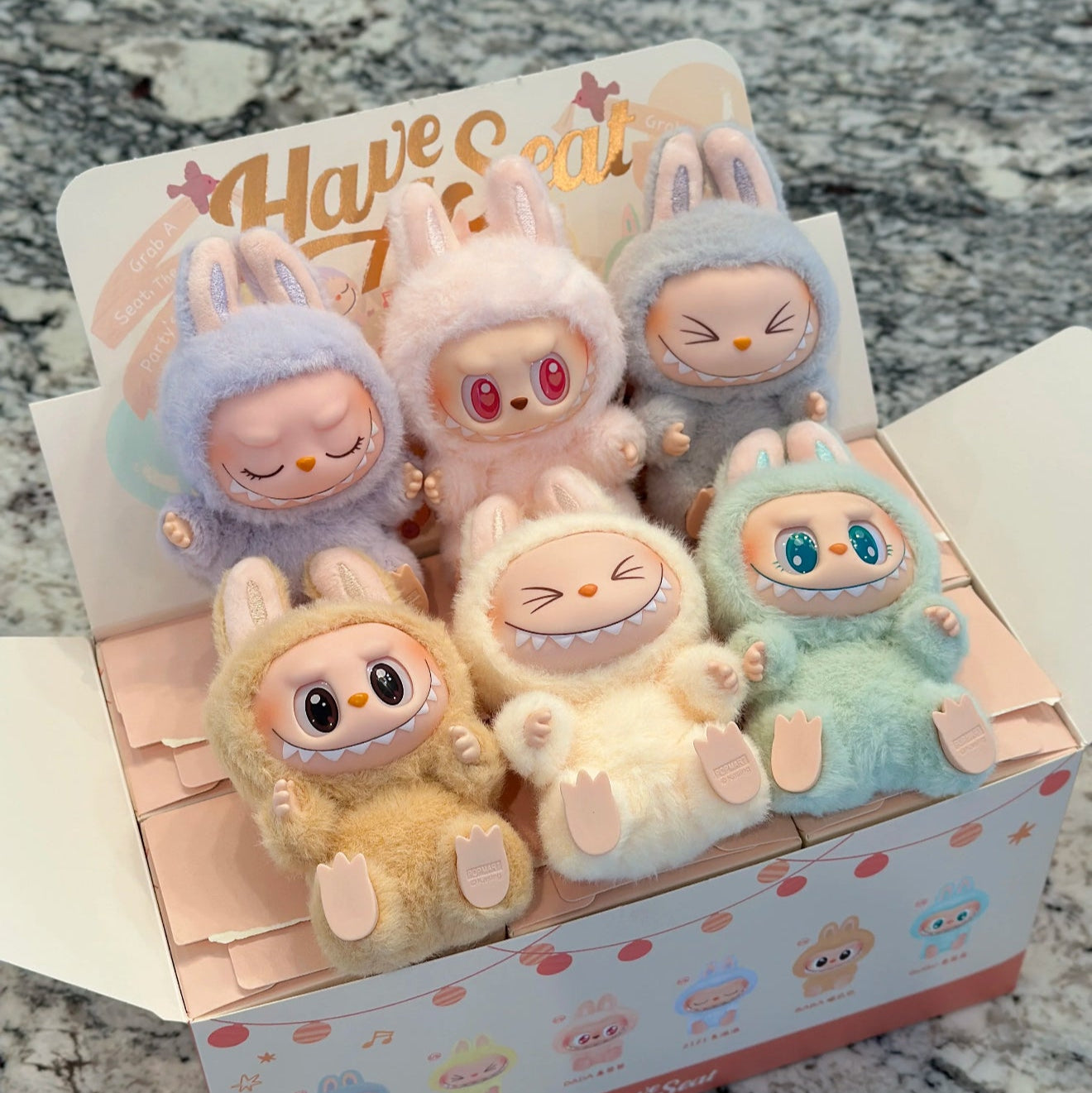 THE MONSTERS Have a Seat Labubu V2 Vinyl Plush Blind Box