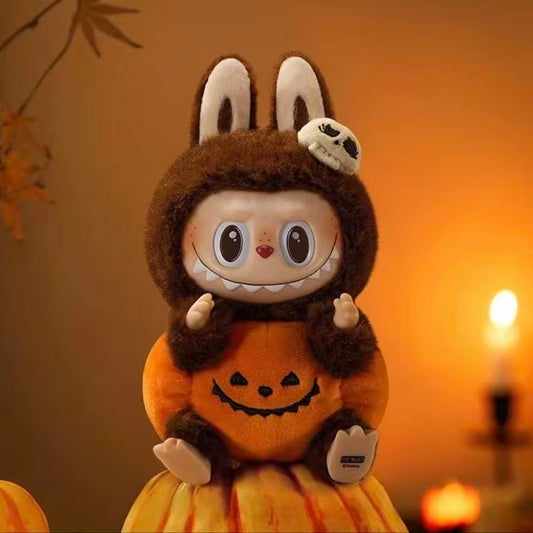 Happy Halloween Party Series-Sitting Pumpkin Vinyl Plush Pendant
